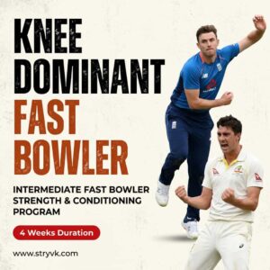 STRYVK Knee Dominant Fast Bowler